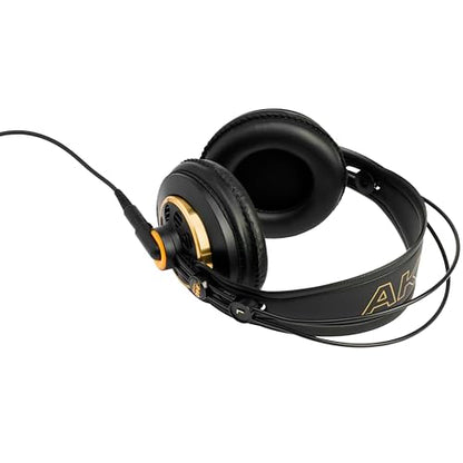 AKG K240STUDIO Semi-Open Studio Headphones | XXL transducers with Varimotion diaphragms and 55 Ohm impedance for mixing, mastering and playback - style: Over Ear Headphones