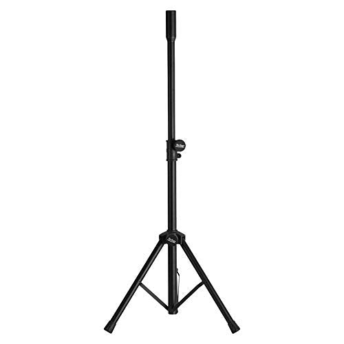 On-Stage SSAS7000B Mini Adjustable Speaker Stand (Folding, Portable, PA Loudspeaker Setup, Tripod Base, Nonslip Rubber Feet, Adjustable Height, 1 3/8″ Mounting Pole, 60 lb Capacity, Aluminum, Black)