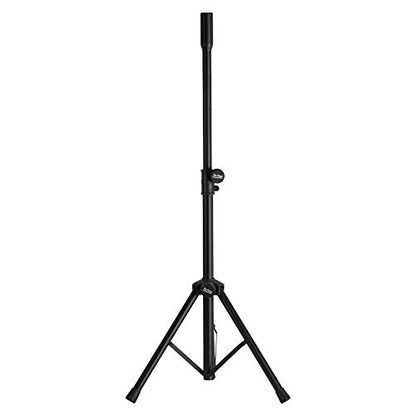 On-Stage SSAS7000B Mini Adjustable Speaker Stand (Folding, Portable, PA Loudspeaker Setup, Tripod Base, Nonslip Rubber Feet, Adjustable Height, 1 3/8″ Mounting Pole, 60 lb Capacity, Aluminum, Black)
