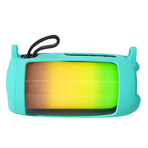 Silicone Carrying Cover for JBL Pulse 5,Travel Protective Soft Silicone Cover Sleeve Case Fit for JBL Pulse 5 Bluetooth Speaker (Mint Green) - color: Mint green