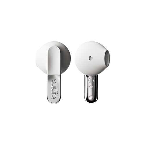 Sudio N3 True Wireless Bluetooth On-Ear Earbuds – High-Definition Sound, 30-Hour Playtime, Clear Calls, Sweat & Splash Resistant, Eco-Friendly Recycled Plastics (White) - color: White