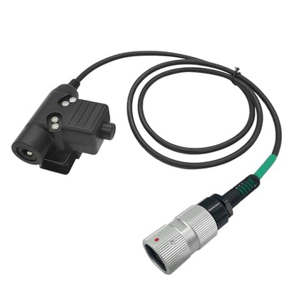 TP120 6 Pin Military U94 PTT, Push To Talk System Compatible with Baofeng Harris Falcon III TCA L3harris PRC148 PRC152 AN/PRC-152A PRC-163 Two Way Radio