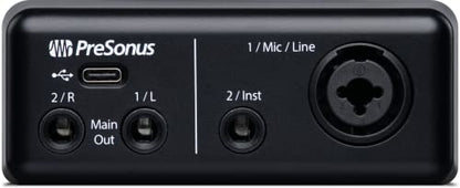 PreSonus AudioBox GO | USB-C Audio Interface for music production with Studio One Prime Software and Virtual Instruments with LyxPro Condenser Microphone