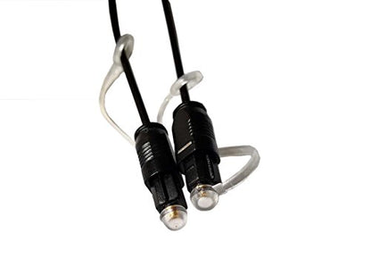 easyday 5ft 10ft 16ft 65ft 5/10/16/65 Feet Thin Optical Toslink Digital SPDIF Optic Audio Cable (20 Meter / 65ft OD2.0) - size: 20 Meter / 65ft OD2.0