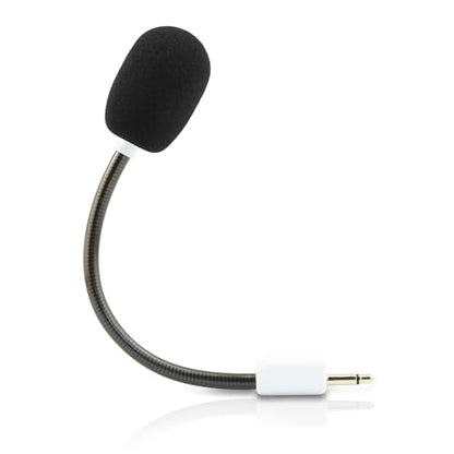 LEFXMOPHY White Blackshark V2 Mic Replacement for Razer BlackShark V2 and V2 Pro Wireless Gaming Headset 3.5mm Detachable Game Boom Microphone(Not for 2023 Version) - color: White Standard 1-Pack