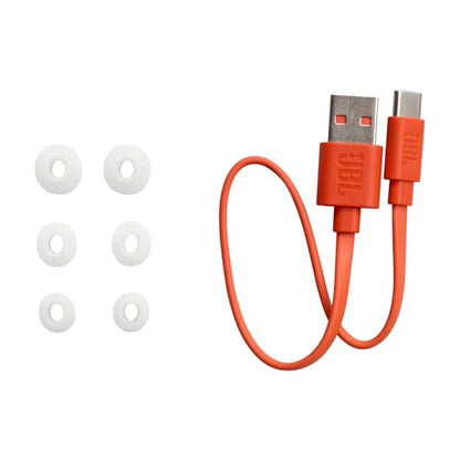 JBL Vibe Buds - True Wireless Earbuds - White | JBL Deep Bass Sound, Comfortable fit, Up to 32h (8h buds + 24h case) with speed charging - color: White