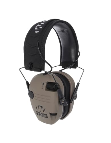 Walker's Razor Slim Electronic Muff - color: Brown, size: One Size