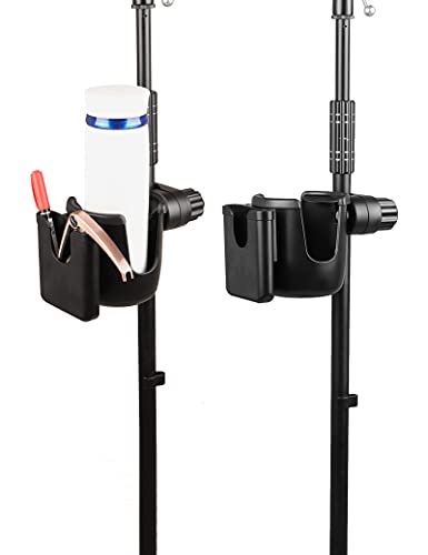 Mr.Power Mic Stand Cup Holder with Phone Holder, Universal 2-in-1 Bottle Holder for Music Stand, Boom - size: Large