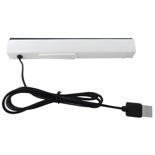 USB Computer/Laptop Speaker with Stereo Sound & Bass, Portable Mini Sound Bar for Windows PCs, Desktop Computer and Laptops