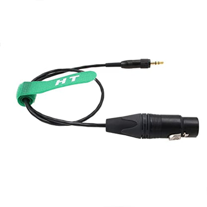 Microphone Audio Cable for Sony UWP D11 D21 Sennheiser SK500 G4 Transmitter XLR 3 Pin Female to Locking 3.5mm 1/8" TRS 20" - color: XLR3F to 1/8", size: 50cm