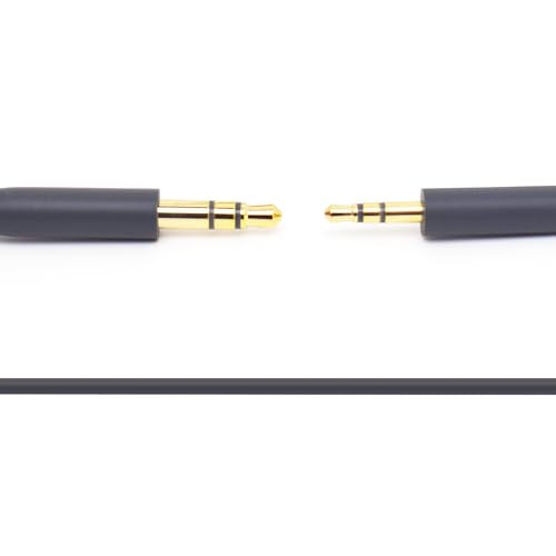 2pack 2.5mm to 3.5mm Audio Cable 3.6FT Replacement for Bose QC35 QC25 NC700 | 2pcs Grey 2.5mm Male to 3.5mm Male, Aux Cord, 1.1M, Headphone Wire Compatible with Bose QC45 QC35II QC25 NC700 Headphones
