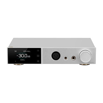 Topping A70 Pro Fully Balanced Headphone Amplifier 17000mW*2 Relay Volume Control Pre Amp with Remote Control(Silver) - color: Silver