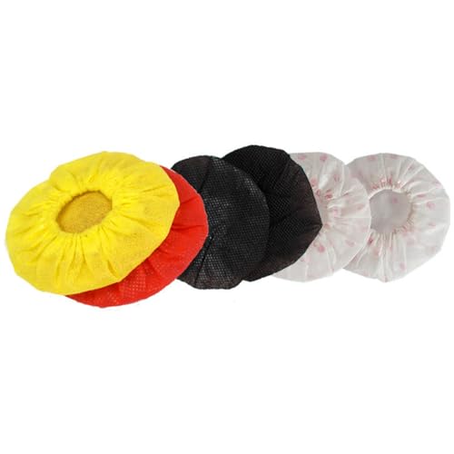 EXCEART 66pcs Disposable Non-woven Microphone Replacement for Karaoke Ktv and Events Breathable Moisture-resistant for Standard Microphones Dots - color: Polka Dots