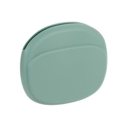 HARFINGTON Earbuds Cases, Wired Earphone Case Holder Organizer, Silicone Ear Buds Case Small for USB Cable, Earphones, Green - color: Green