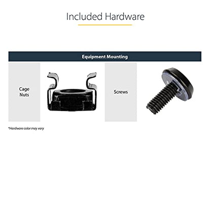 StarTech 15U 2-Post Wall Mount Open Frame Rack, 19in, 200lb (RK15WALLO) - size: 30.5"x19.9"x12"
