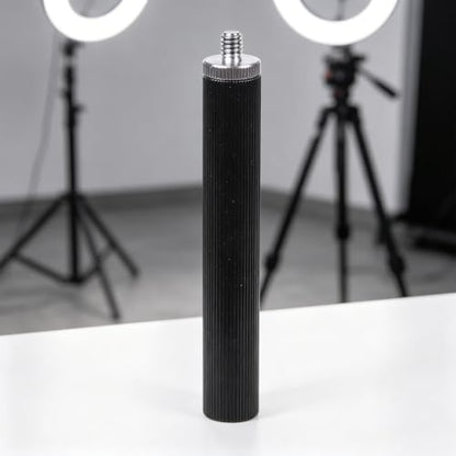 Stand Microphone Adapter 1/4 Inch Camera Mount Rod Set with Female to Female Coupler and Male Screws - color: 6cm