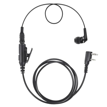 Renastar K1 Dual Pin Walkie Talkie Headset Two Way Radio Earpiece with Mic for Baofeng UV-5R Kenwood NX-1200 Retevis H-777 RT21
