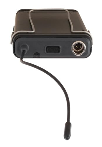 VOCOPRO Digital-Quad-B-500 Four Channel UHF Wireless Mic System Configured with Clip-on Bodypacks to use Headset andLapel Microphones - DIGQUADB500