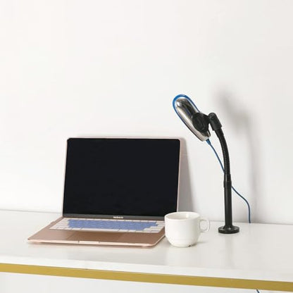 Gooseneck Table Microphone Mount - 5/8 Male, Black, 1Pack - color: Black, size: Microphone Stand