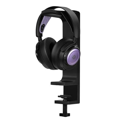BRAINWAVZ The Dillard - Side Desk Headphone Stand, Suitable for All Headsets, Clamps to Table, Save Space & Store Your Headphones Safely
