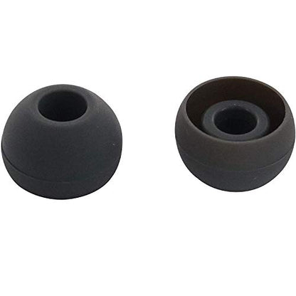 Replacement Silicone Earbuds Ear Tips Eargels Buds Set Compatible with Beats Powerbeats 3 Powerbeats 2 Wireless in-Ear Earphones (4 Pairs/Asphalt Grey) - color: Asphalt Grey