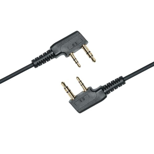 2-Pack Tube Earpiece Compatible with Baofeng UV-5R Kenwood