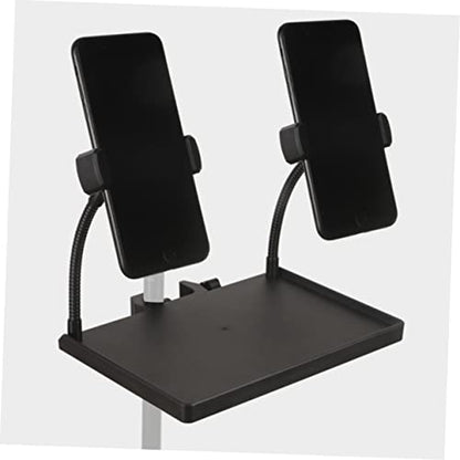 IMIKEYA Mic Sound Card Tray for Microphone Stand Clamp-on Accessory for Singing Easy to Install