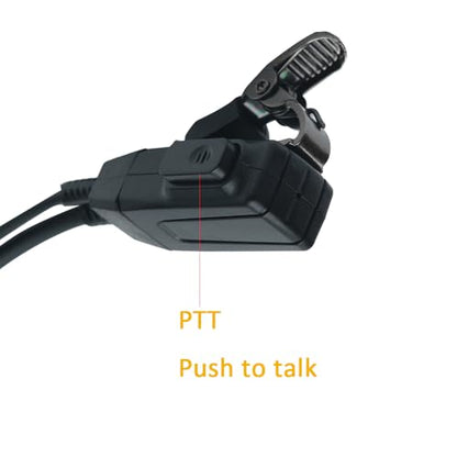 Acoustic Tube Earpiece Headset Compatible with Baofeng UV-5R Kenwood 4PCS