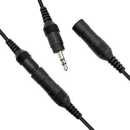 WODASEN Helmet Headset Motorcycles Full Face Radio Kit Race in Motorbike Earpiece with Push to Talk Mic Headphone for Baofeng UV-5R Kenwood WOUXUN Linton PUXING 2 Pin Walkie Talkies