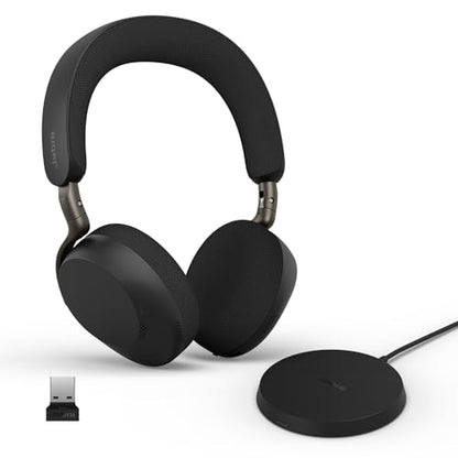 Jabra Evolve3 75 On-Ear Wireless Bluetooth Headset with Microphone, Black - color: Black, style: All Platforms