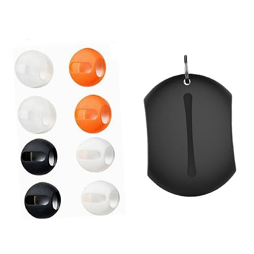 Uonlytech 14pcs Silicone Earphone Sleeve for Earbuds Case Compatible Cover Scratch Easy to Open Charging Box Secure Fit - color: Blackx2pcs, size: 6x4.4x1cmx2pcs