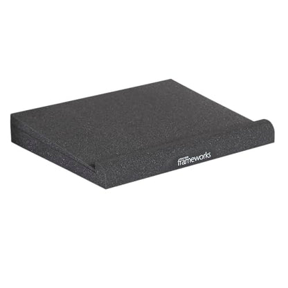Gator Frameworks Pair of (2) Acoustic Foam Isolation Pads for Studio Monitors, Fits 8" Speakers (GFW-ISOPAD-LG) - size: Large