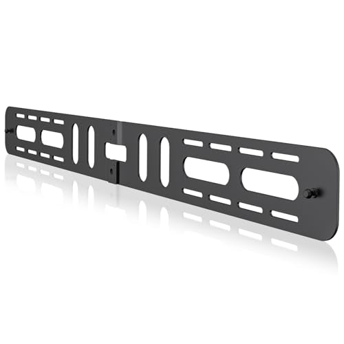 notiela Heavy-Duty Soundbar Wall Mount for Sonos Playbar Wall Mount Bracket for Space Saving - Durable Metal Mounting Bracket for Sonos Playbar Mount Under or Above TV Easy to Install - style: Heavy-duty Mount for Sonos Playbar