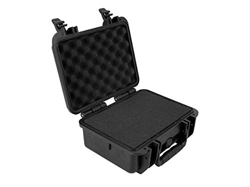 Monoprice Weatherproof Hard Case - 12 x 10 x 6 Inches, with Customizable Foam, Shockproof, IP67, Ultraviolet and Impact Resistant Material, Black - Pure Outdoor Collection - color: Black, size: 7 Liter, style: Case