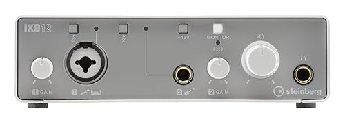 Steinberg IXO12 White, 2x2 USB 2.0 24-Bit/192kHz Audio Interface With Cubase AI, Cubasis LE and Steinberg Plus Software - color: White, style: IXO12