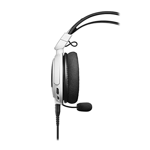 Audio-Technica ATH-GDL3WH Open-Back Wired Gaming Headset with 3 Year Amber Protection Plan (2022)