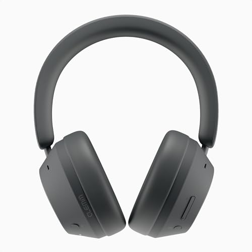 Clemm Preset Wireless Over-Ear Headphones, 95H Playtime, Bluetooth, 40mm Drivers, Built-in Mic, Memory Foam Earcups, Aux Cable Included, Foldable Design, Graphite - color: Graphit