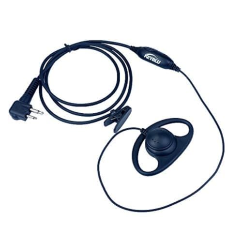 D-Ring Walkie Talkie Earpiece/Headset for CP200 CP200d CLS1410 CLS1110 CLS1413 CLS1450 Two Way Radio (Motorola) - color: Motorola