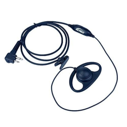 D-Ring Walkie Talkie Earpiece/Headset for CP200 CP200d CLS1410 CLS1110 CLS1413 CLS1450 Two Way Radio (Motorola) - color: Motorola