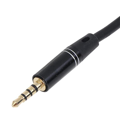 3.5mm to 2.5mm Cable 3.5mm TRRS Male to 2.5mm TRRS Male Stereo Mic Aux Cord Auxiliary Cable, 1.2m, Black