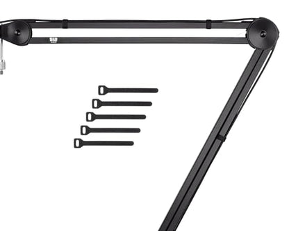 Audiosavings Bundle: AT-UMX3 USB Audio Mixer - Plug-and-Play, Live Streaming Ready Bundle with 512-BBA 31" Adjustable Microphone Boom Arm Mic Stand (2 Items)