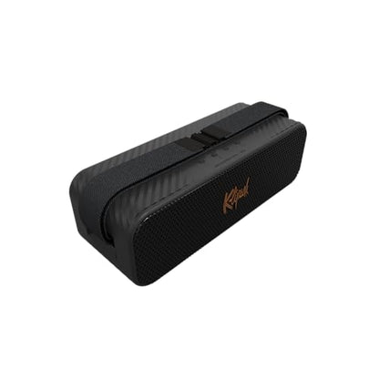 The Klipsch Detroit Portable Bluetooth Speaker with Dual 1" tweeters and 3" woofers, IP67 dust and Waterproof Rating, 20 Hours of Playtime for a Premium Live Concert Experience