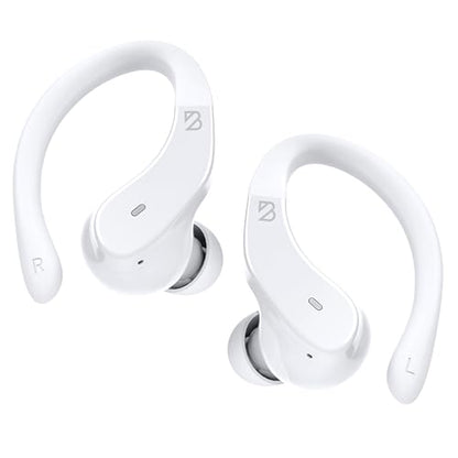 Back Bay Audio Runner Wireless Earbuds for Running, Wrap Around Earbuds - color: White