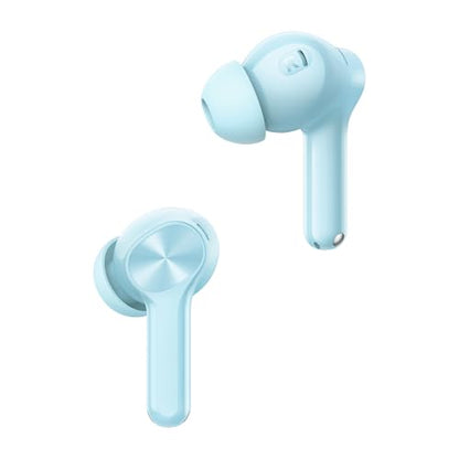 realme Buds T200x True Wireless Earbuds with 12.4mm Dynamic Bass Drivers, 25 dB ANC, Quad Mic, 45ms Latency, Upto 48 Hrs Playback, Fast Charge, IP55 Rated, BT 5.4 - (Blue)