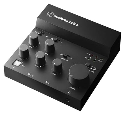 Audiosavings Bundle: AT-UMX3 USB Audio Mixer - Plug-and-Play, Live Streaming Ready Bundle with 512-BBA 31" Adjustable Microphone Boom Arm Mic Stand (2 Items)