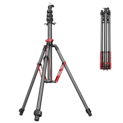 FreeSea MT-03C Carbon Fiber Tripod, Adjustable Heavy Duty Light Stand - color: Carbon Fiber