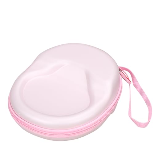 Mchoi Hard Protable Case Fits for Logitech H390 / Logitech Zone 301 Wired Headset, Case Only, Pink - color: Pink