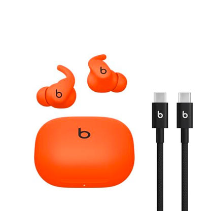 Beats - Powerbeats Fit - Wireless Noise-Cancelling Workout Earbuds with Ultimate Secure Fit with USB-C Charging Cable (1.5m) - Spark Orange - color: Spark Orange, style: Powerbeats Fit and USB-C Cable