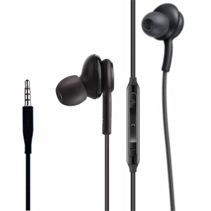2022 in-Ear Headphones Wired Earbuds Stereo Headphones for Samsung Galaxy S10, S10E, S10+, S8, S8+, S9, S9+, Note 9- Designed 3.5 mm Jack with Microphone and Volume Buttons (Black) - style: 2022 in-Ear Headphones 3.5mm