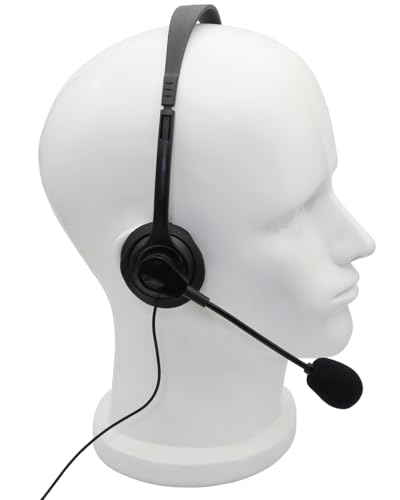 Over-Head Earpiece with Boom Mic VOX for Motorola MD200TPR MH230R MT350R MT352R MS355R MR355R Talkabout Walkie Talkie 1-pin